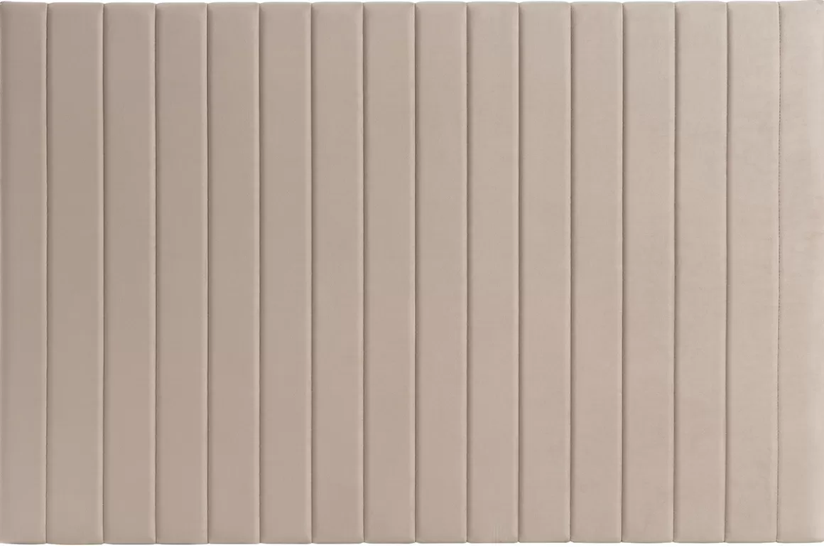 Miliboo Beige-graues Samt-Kopfteil L170 cm NEHA