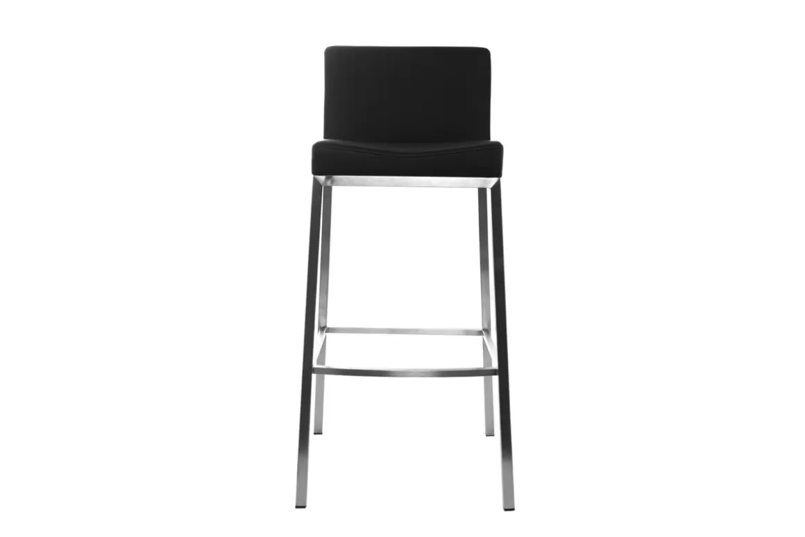 Miliboo Design-Hocker 66 cm Schwarz 2er-Set EPSILON