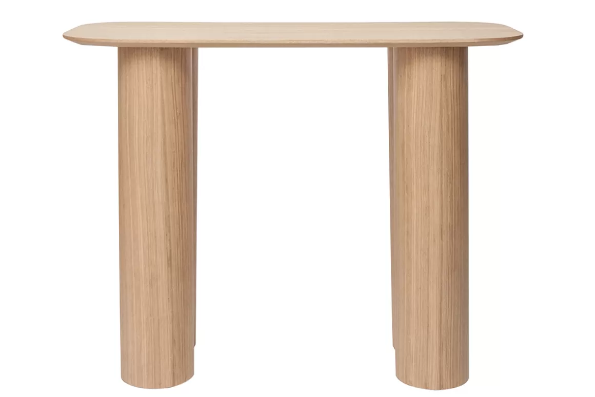 Miliboo Design-Konsole aus hellem Holz B100 cm FOLEEN