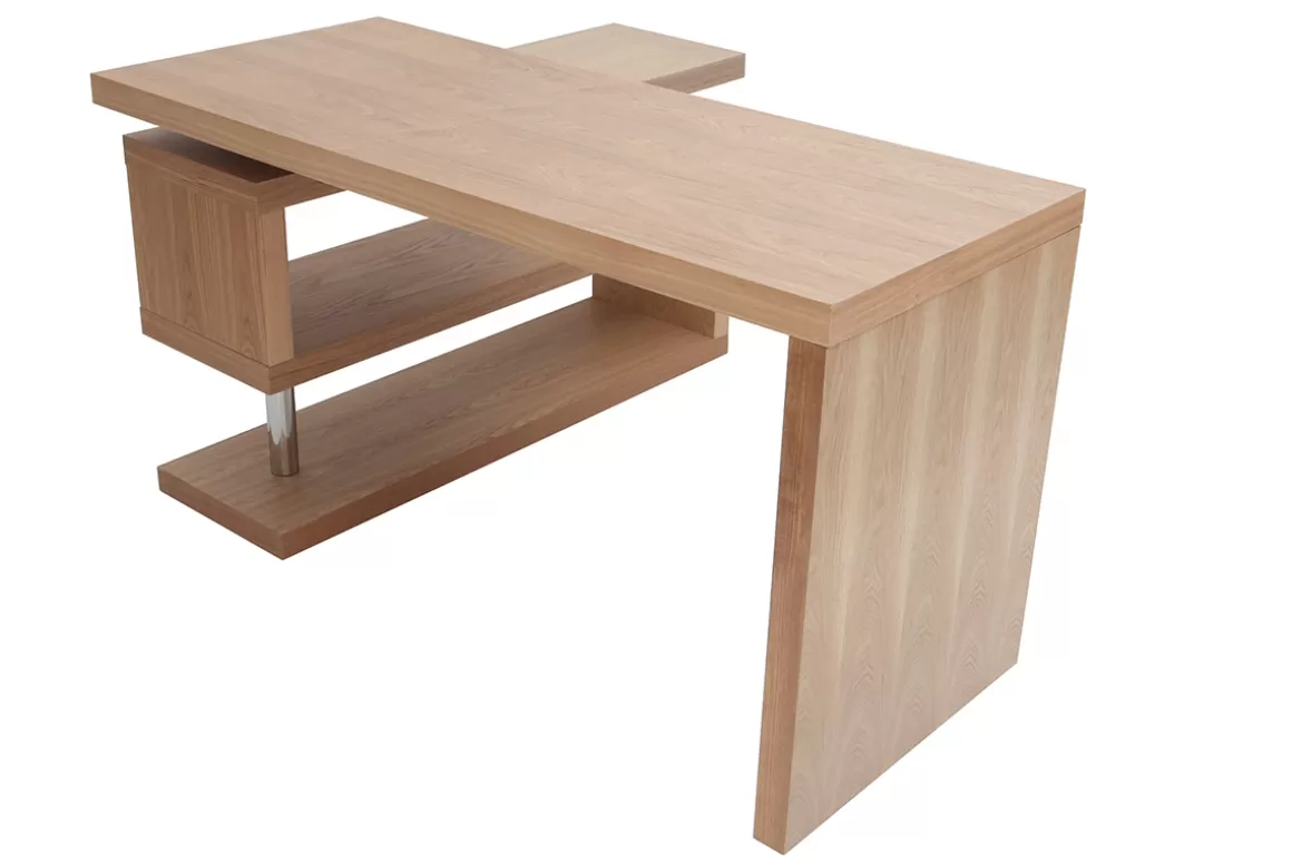 Miliboo Design-Schreibtisch Holz verstellbar MAX