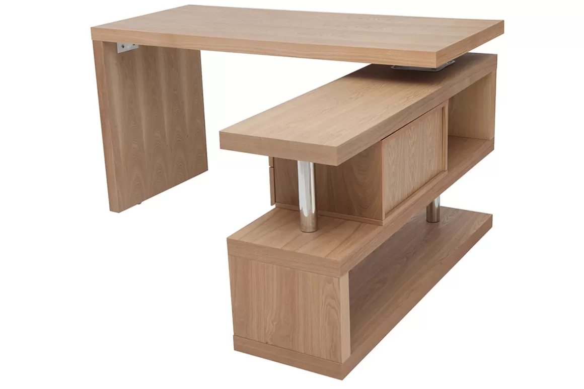 Miliboo Design-Schreibtisch MAX Holz abnehmbar