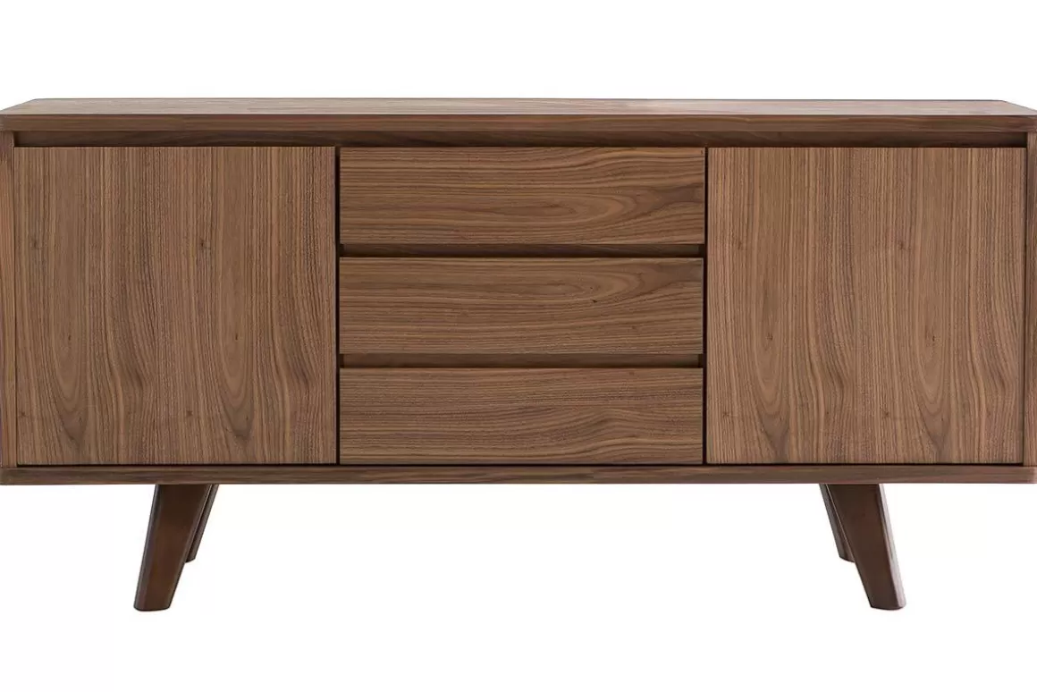 Miliboo Design-Sideboard Nussbaum FIFTIES