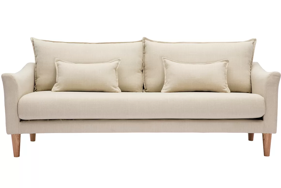 Miliboo Design-Sofa 3 Plätze beiger KATE