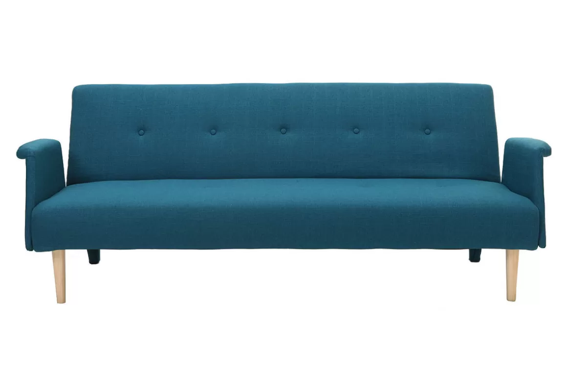 Miliboo Design-Sofa verstellbar Blau OSCAR