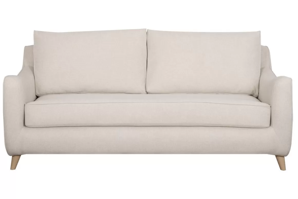 Miliboo Dreisitzer-Schlafsofa skandinavisch beige VENDOME