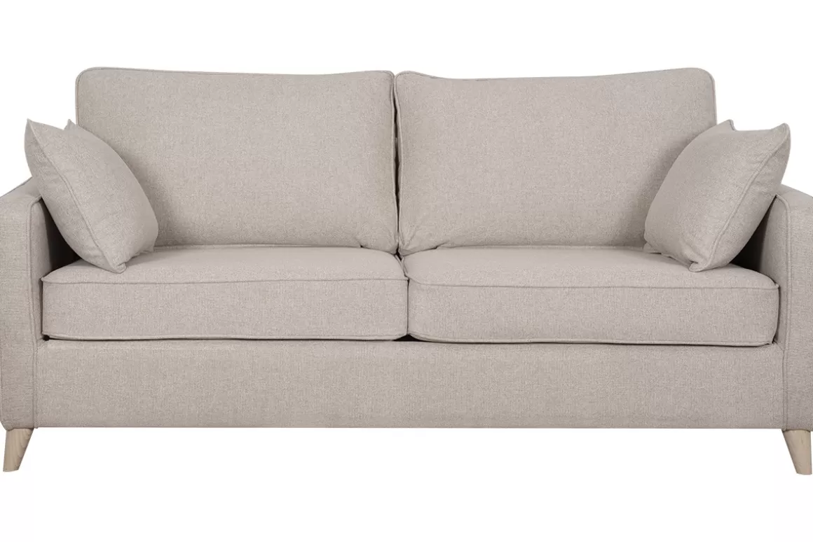 Miliboo Schlafsofa skandinavisch 3 Plätze naturbeige PAPEL