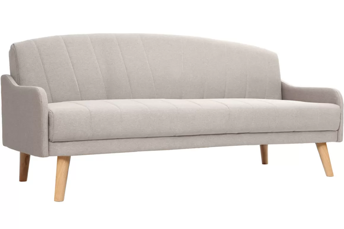 Miliboo Schlafsofa skandinavisches Design 3 Plätze Grau ARYA