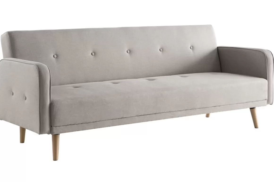 Miliboo Sofa verstellbar 3 Plätze skandinavisches Design Naturfarbe ULLA