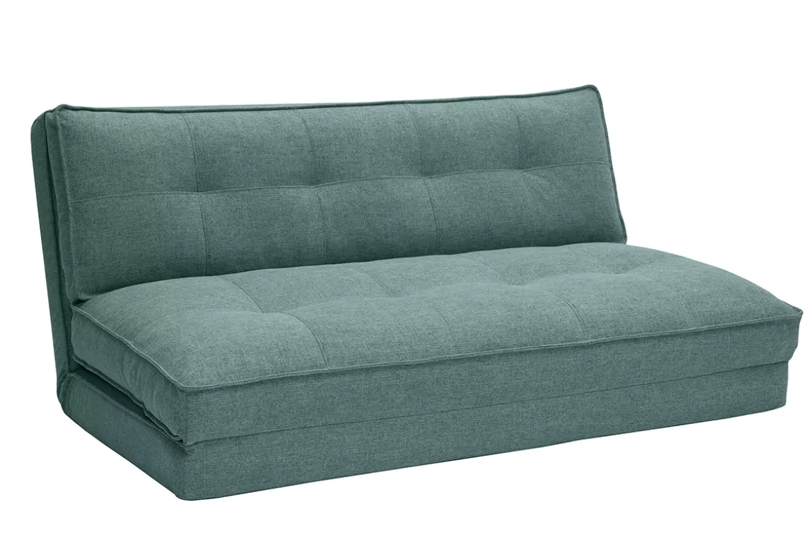 Miliboo Zweisitzer-Schlafsofa aus grauem Stoff SALLY